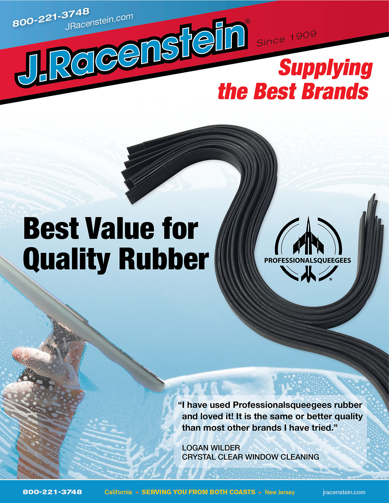 J.Racenstein advertisement