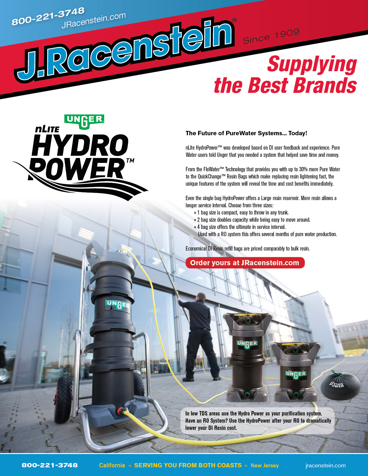 J.Racenstein advertisement